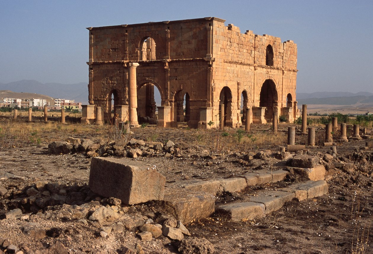 Vista del pretorio de Roman Imperial Period