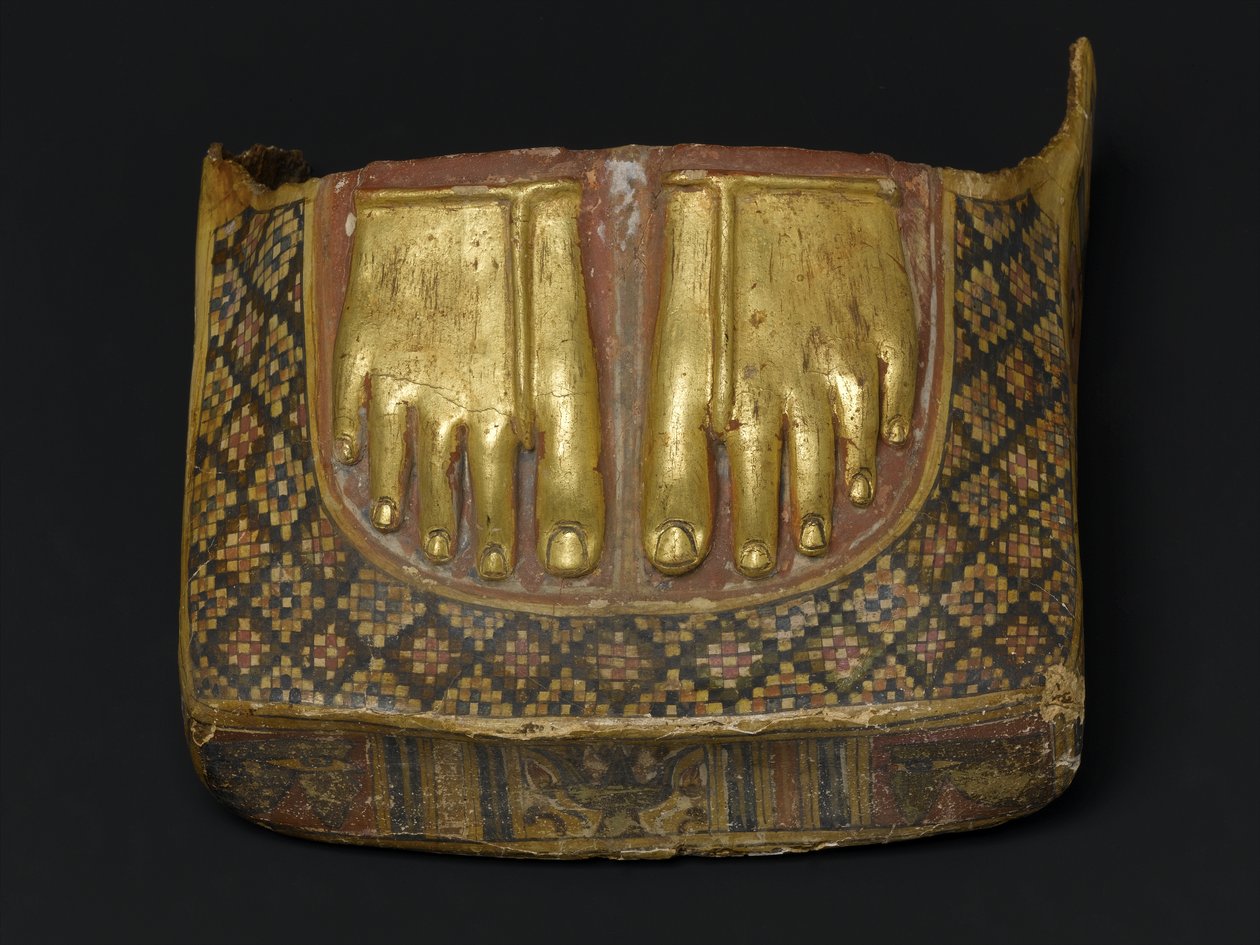 Funda de pie de una momia de Roman Period Egyptian