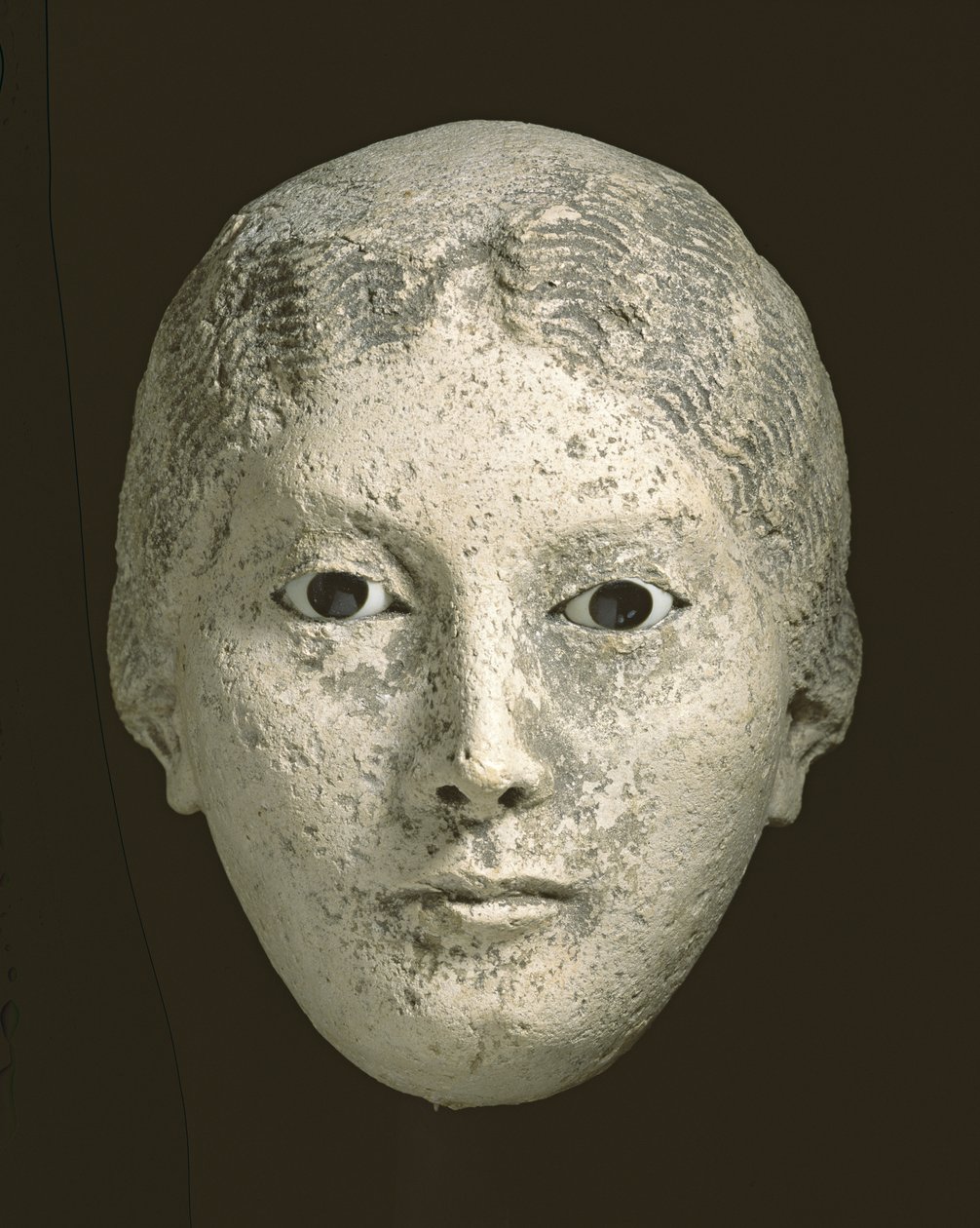 Modelo de la cabeza de una mujer, siglo II o III d.C. (yeso) de Roman Period Egyptian