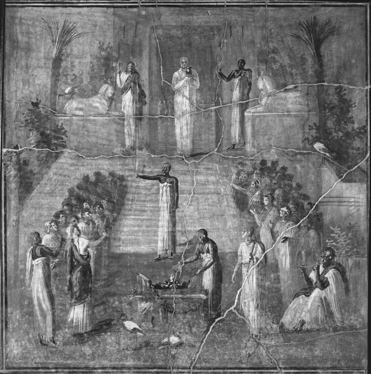Ceremonia del Culto de Isis, de Pompeya de Roman Roman