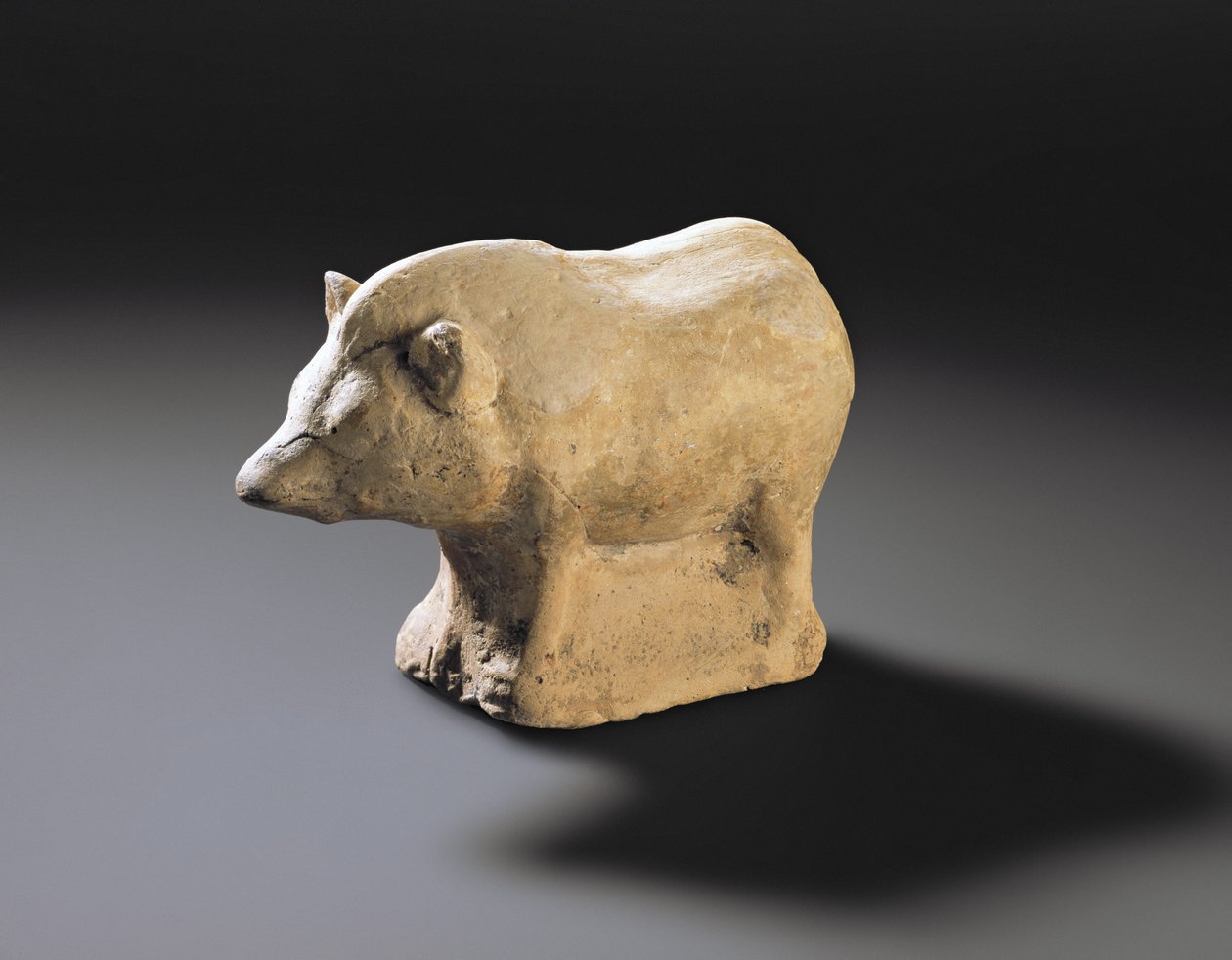 Figurilla votiva romana de un jabalí, de Burnswark, Annandale, Dumfriesshire de Roman Roman