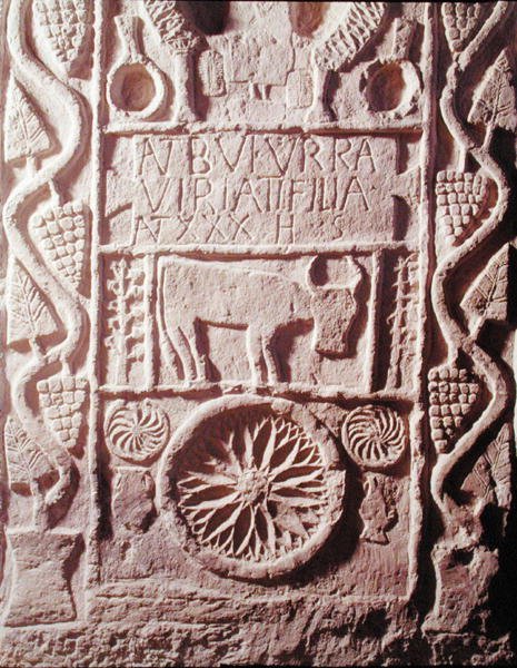 Estela de Buturra, hija de Viriato (180-139 a.C.) Jefe de los lusitanos españoles de Roman Roman