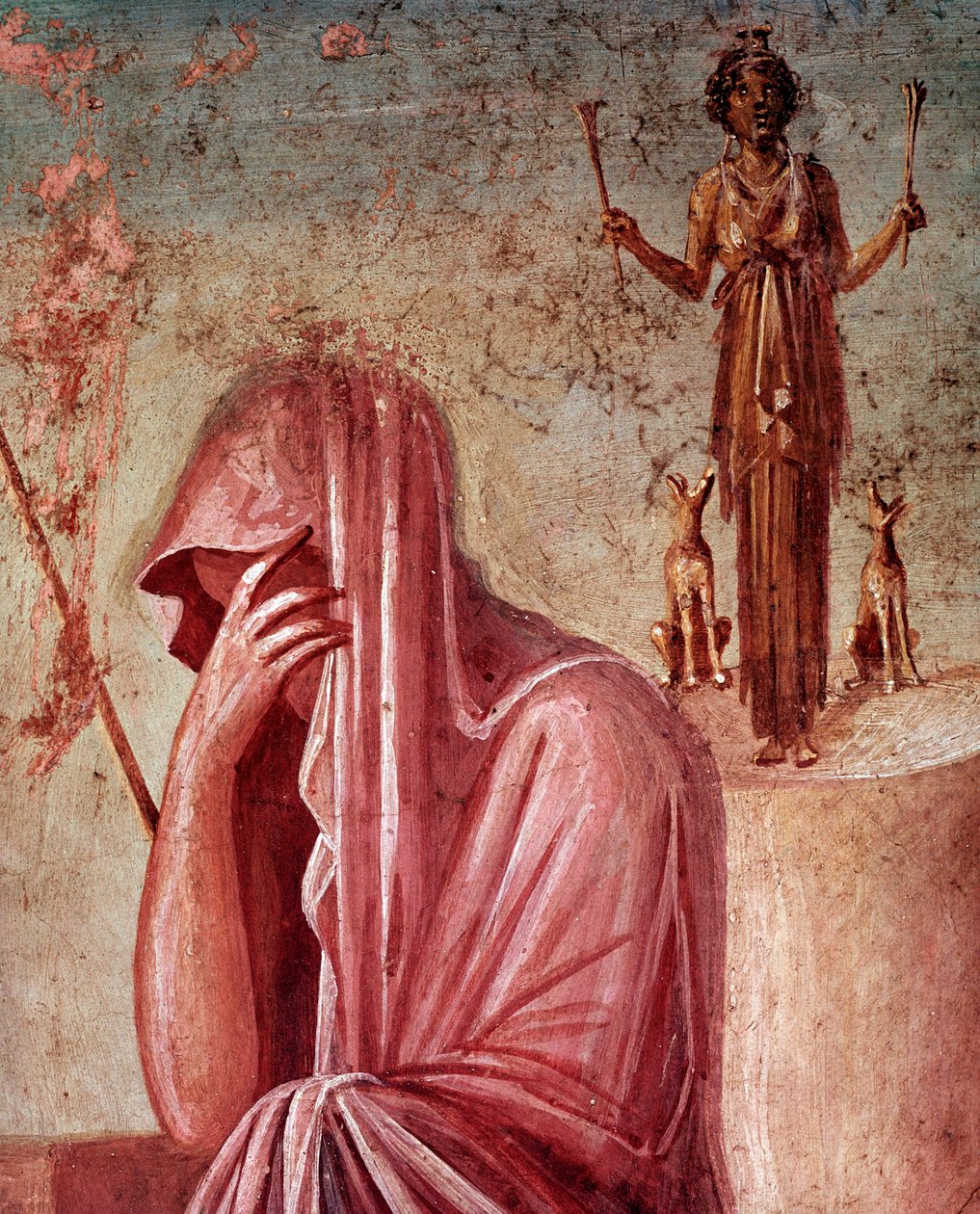 Agamenón, en el sacrificio de Ifigenia de Roman