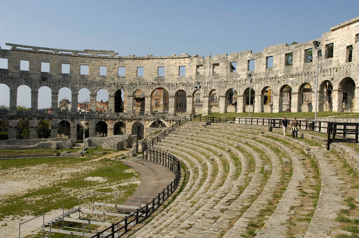 Anfiteatro de Pula, Croacia de Roman