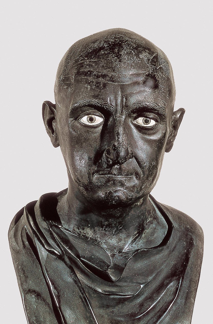 Busto de Publio Cornelio Escipión Africano de Roman