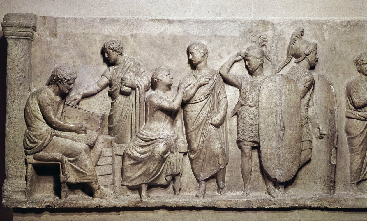 Domitius Achenobarbus, (detalle) de Roman