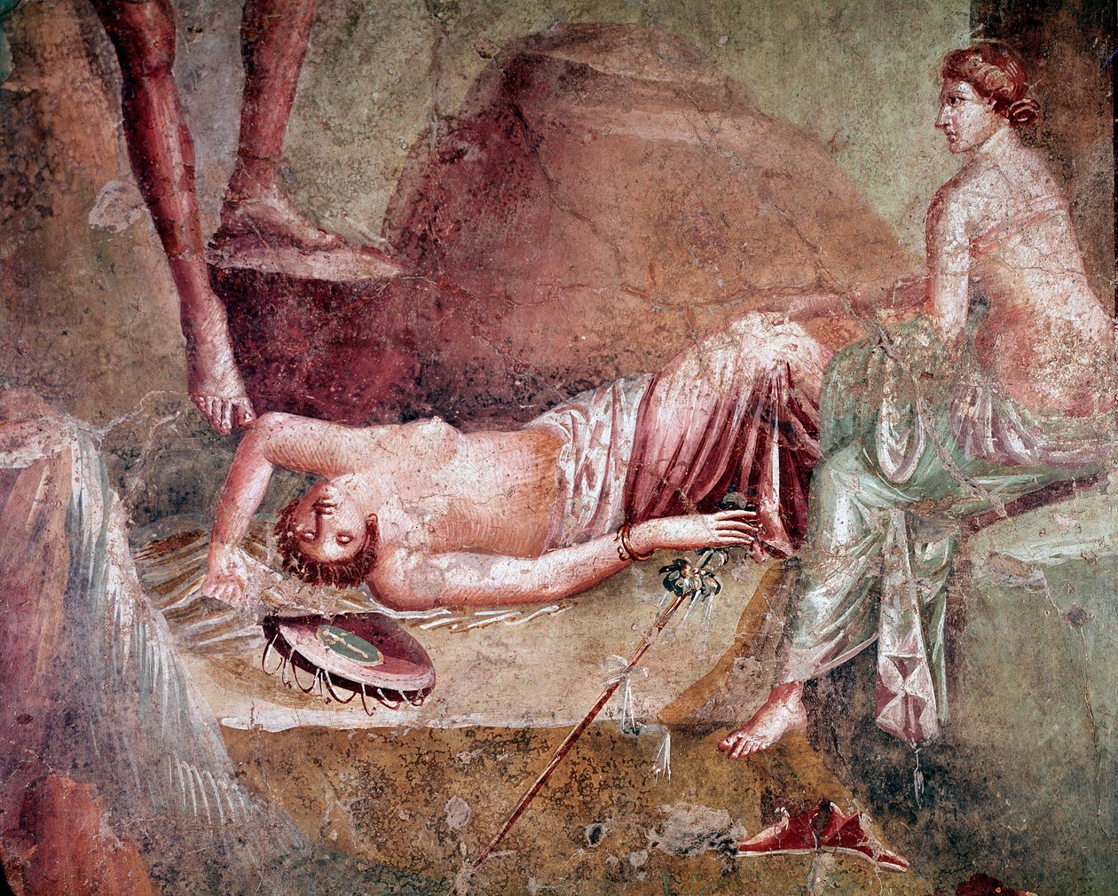 Ménade dormida borracha de Roman