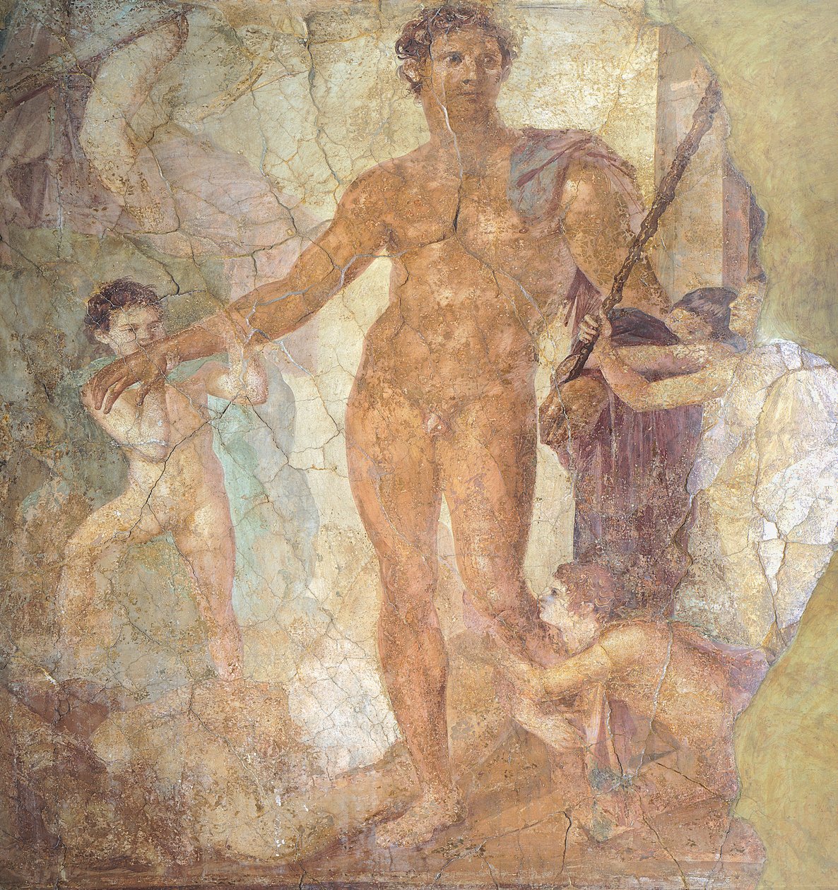 Fresco que representa a Teseo Libertadora (fresco) de Roman