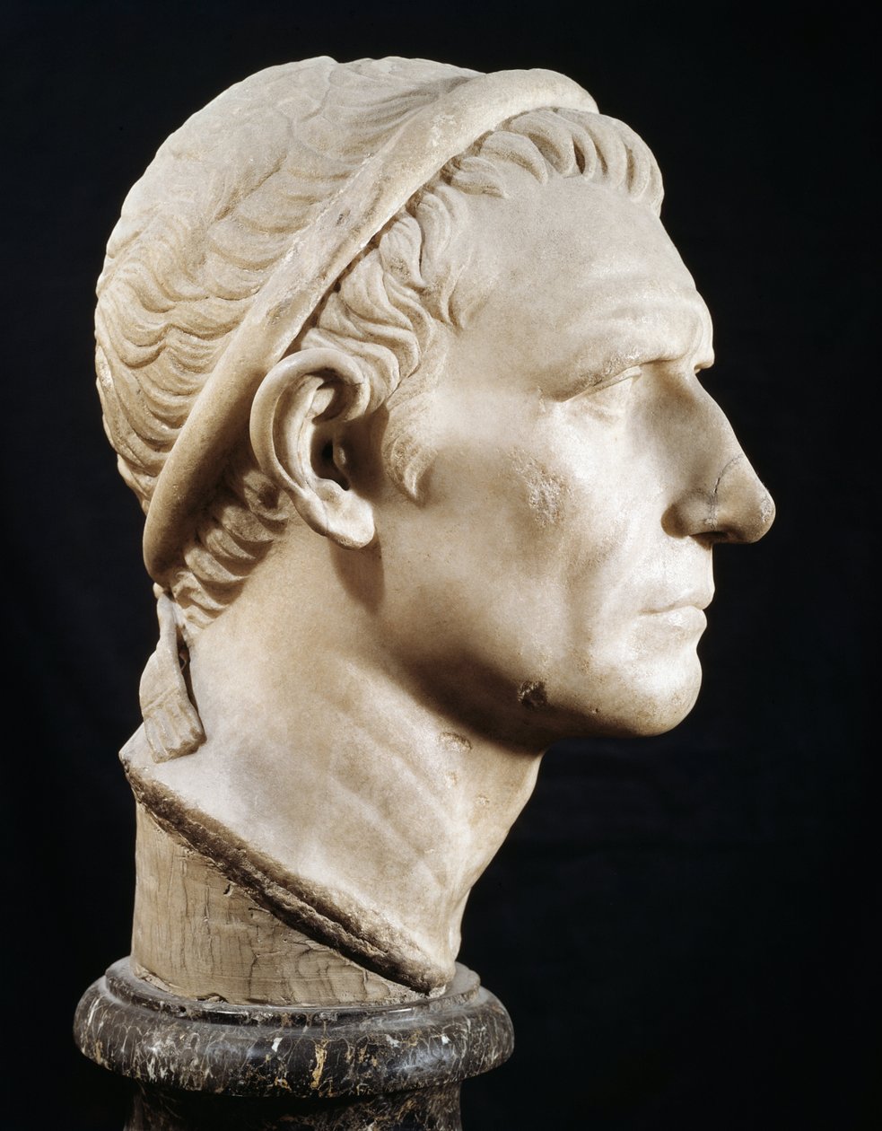 Cabeza de Antíoco III el Grande (Escultura de mármol) de Roman