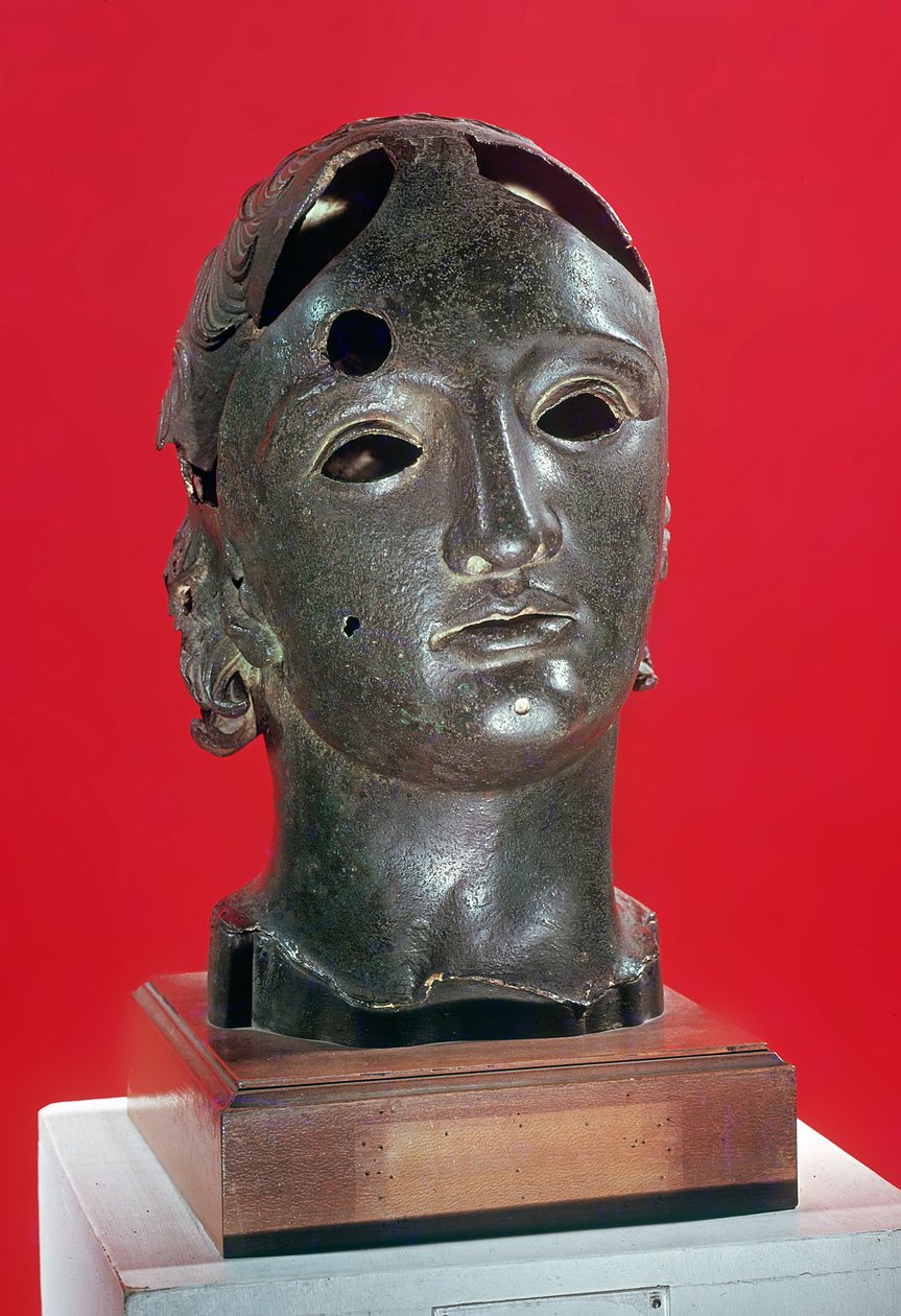 Cabeza de Apolo, de Nimes, siglo I-II de Roman