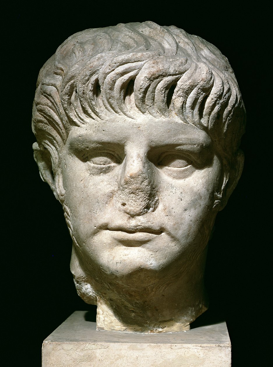 Cabeza de Nerón (37-68 d.C.) de Roman