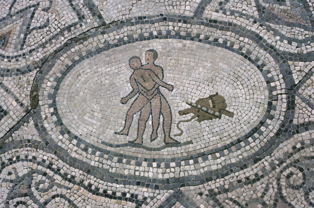 Hércules y Anteo, del suelo de 