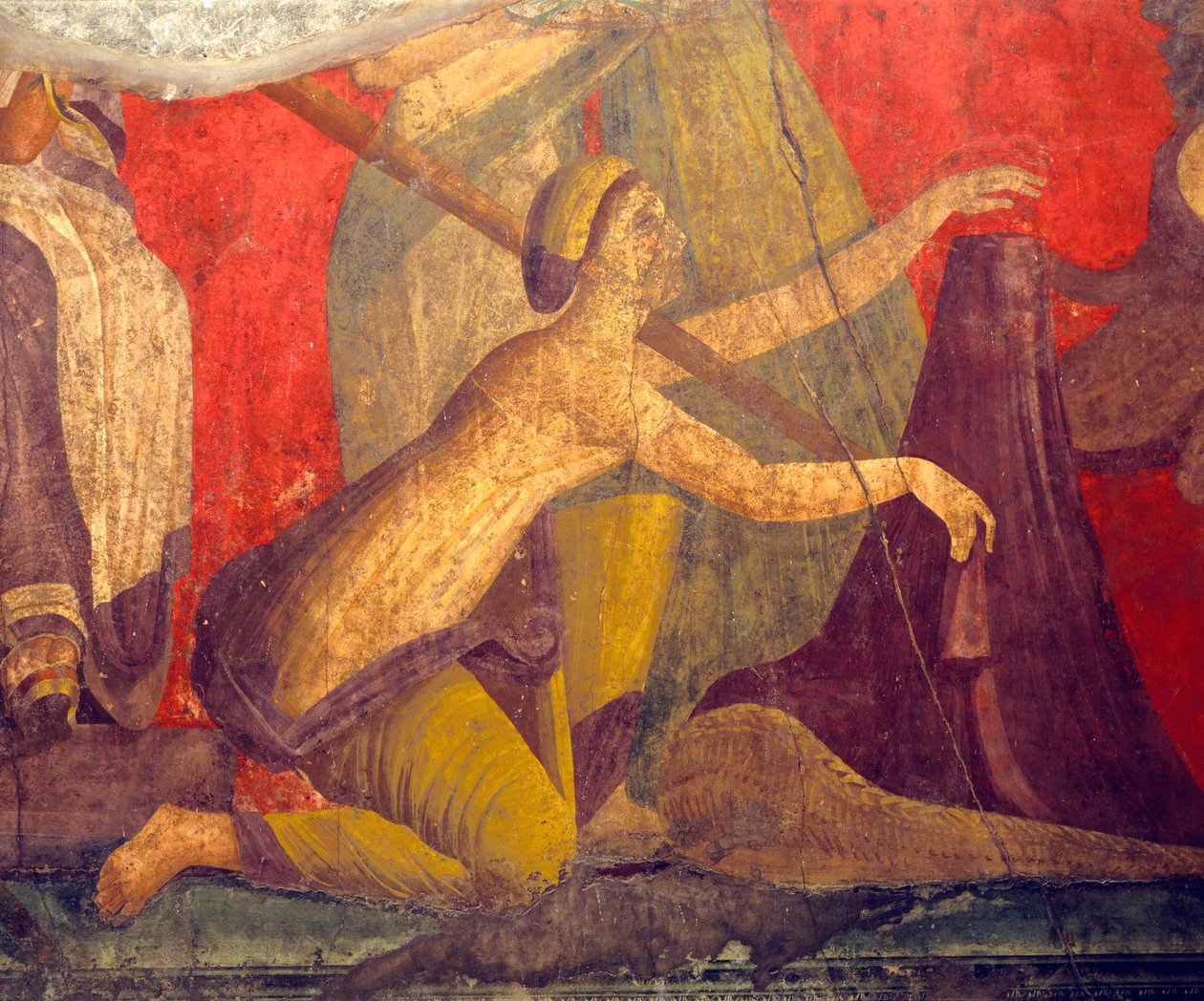 Ritos de iniciación del culto de Dionisio, fresco de la Villa de los Misterios de Roman