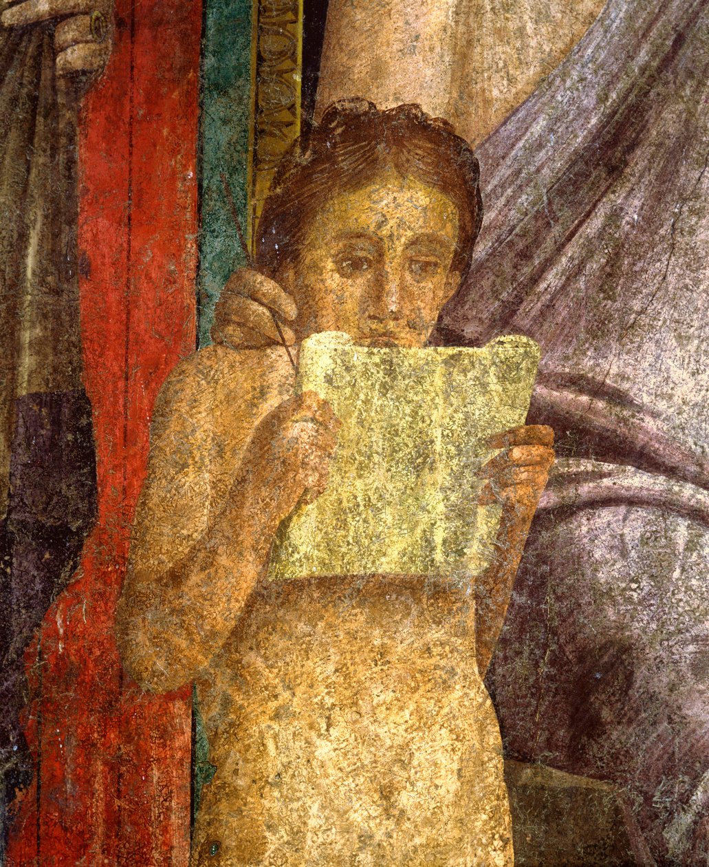 Ritos de iniciación del culto a Dioniso, fresco de la Villa Dei Mysteri de Roman