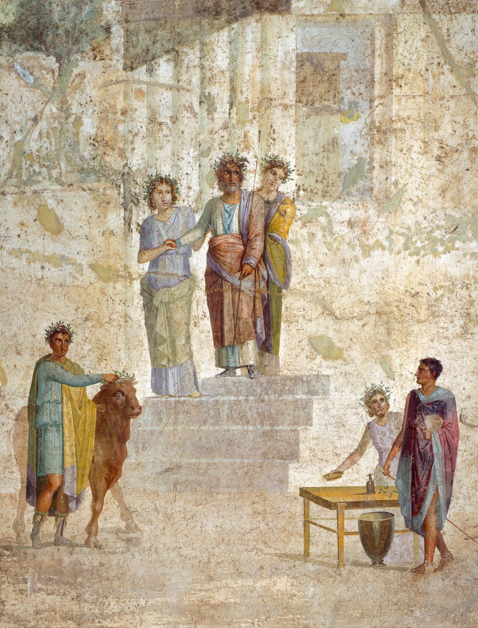 Jason frente a su tío Pelias de Roman