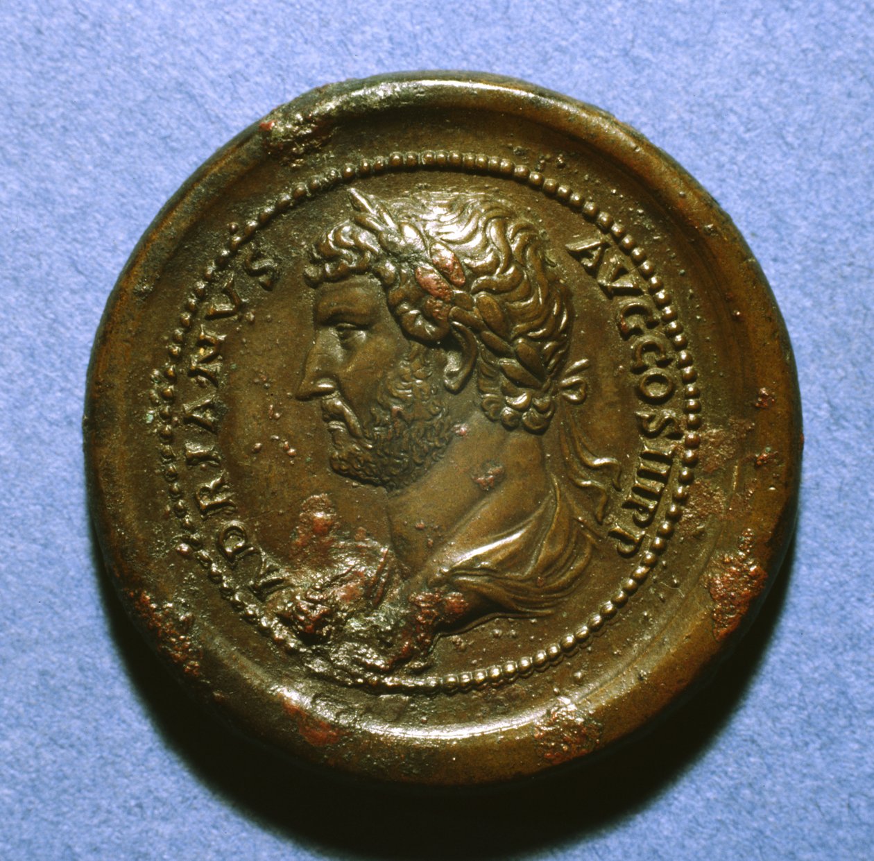 Medallón de Adriano, 117-38 de Roman