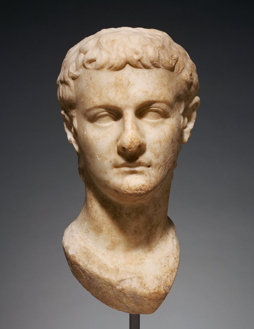Cabeza de retrato de Calígula, c.40 AD de Roman