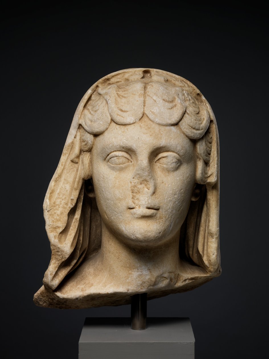 Retrato de la Emperatriz Faustina la Joven, c.161-180 d.C. de Roman