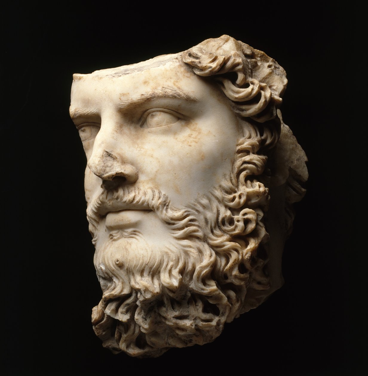 Retrato del co-emperador Lucio Vero de Roman