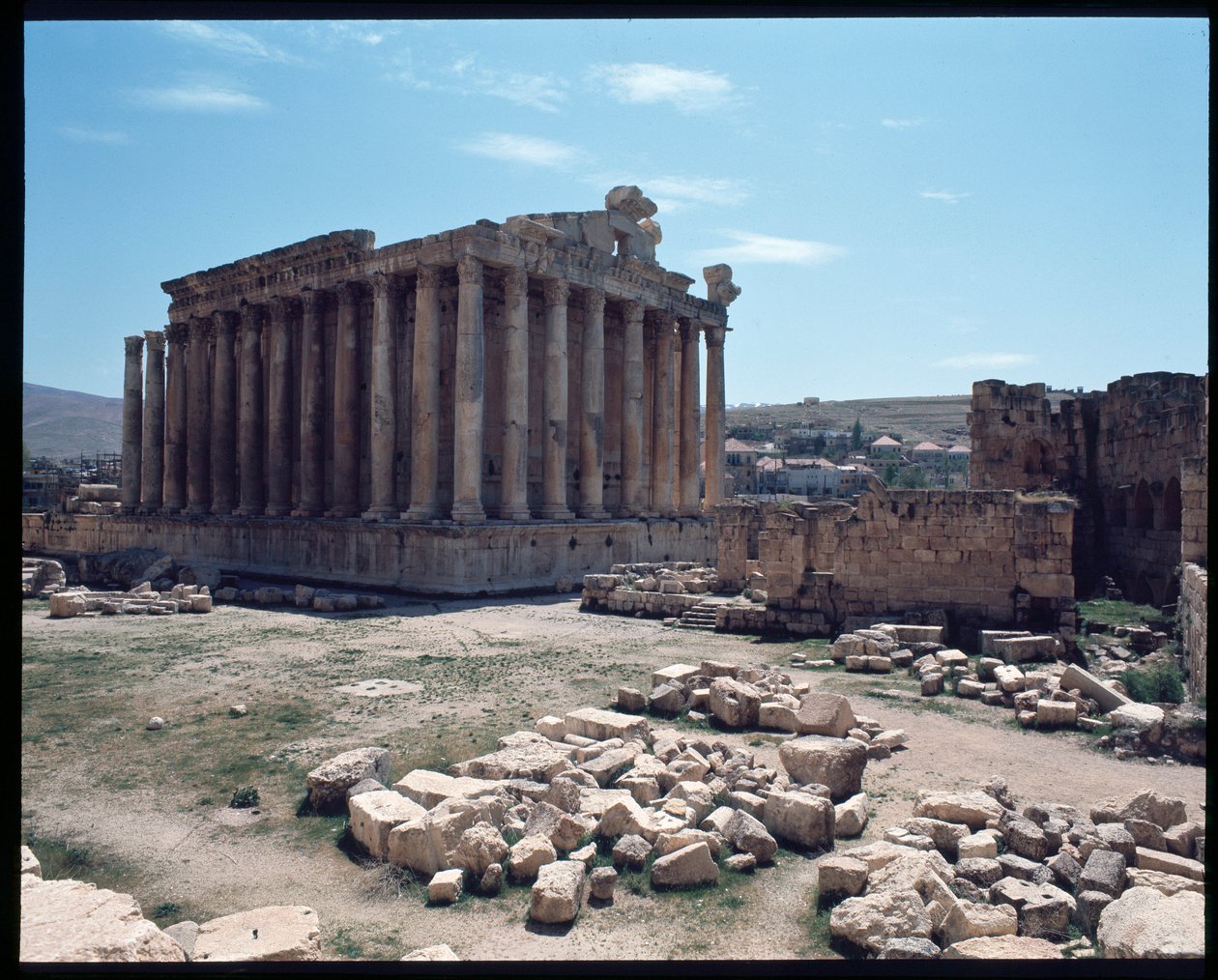 Restos del templo de Baco de Roman