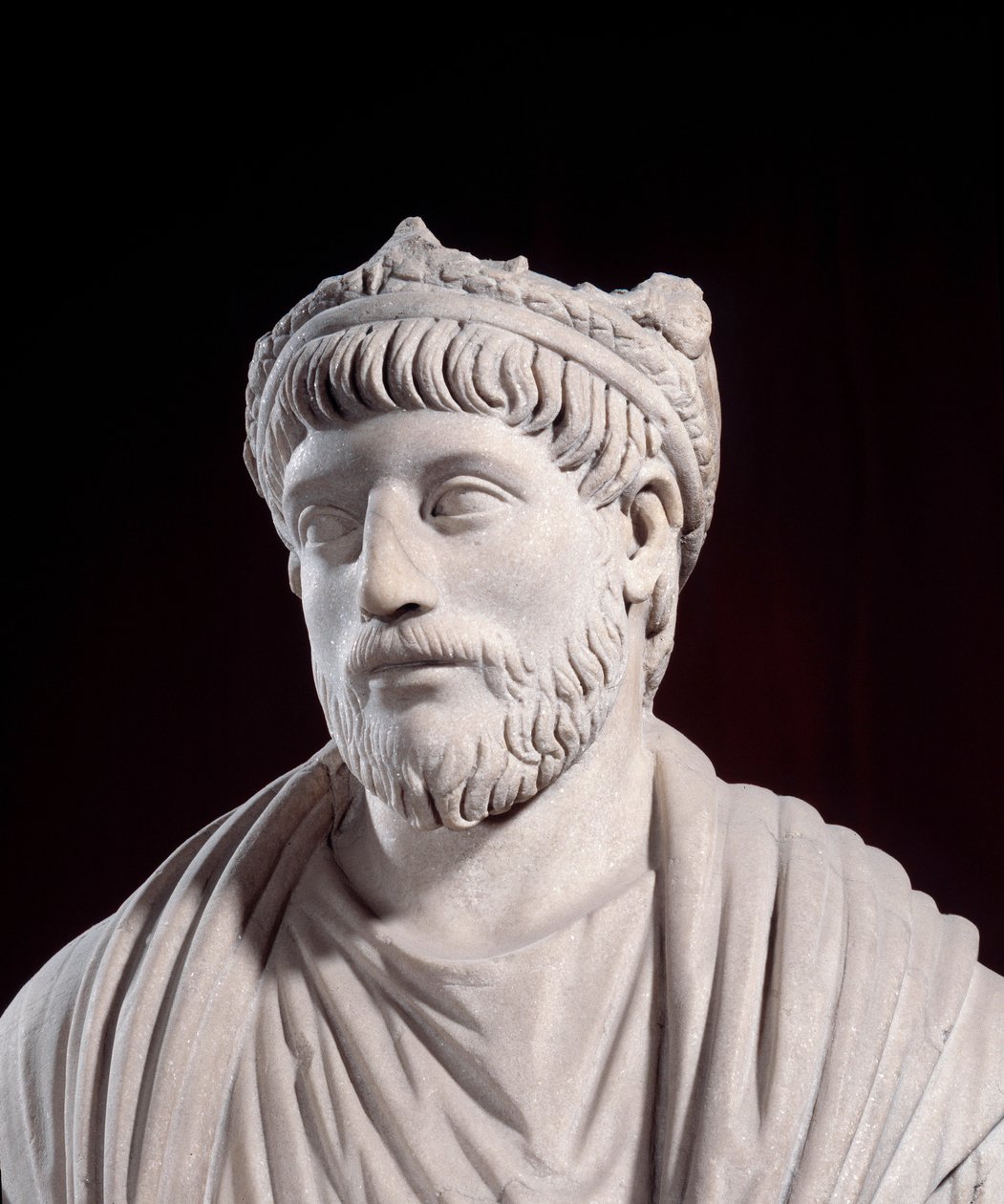 Arte grecorromano: Escultura del emperador romano Juliano el Apóstata (331-363) de Roman