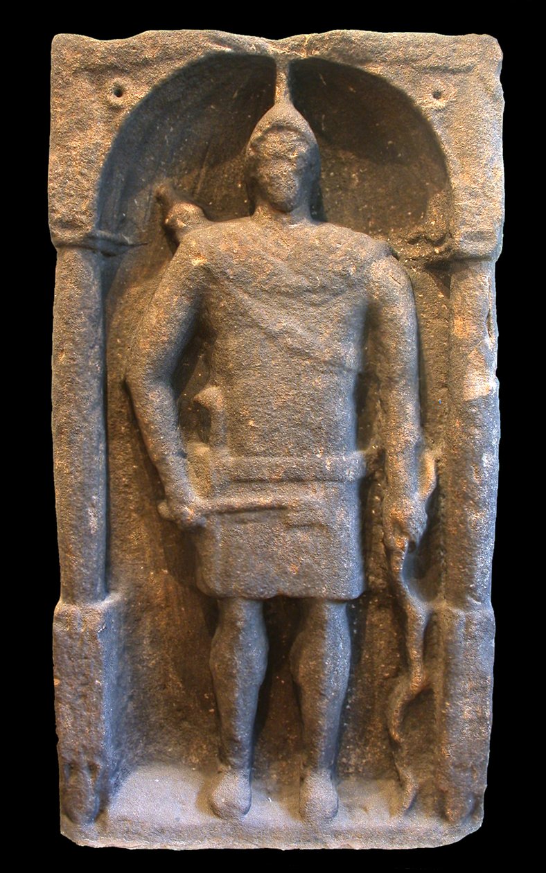 Lápida romana que representa a un arquero hamiano (sirio), c.125-40 d.C. de Roman