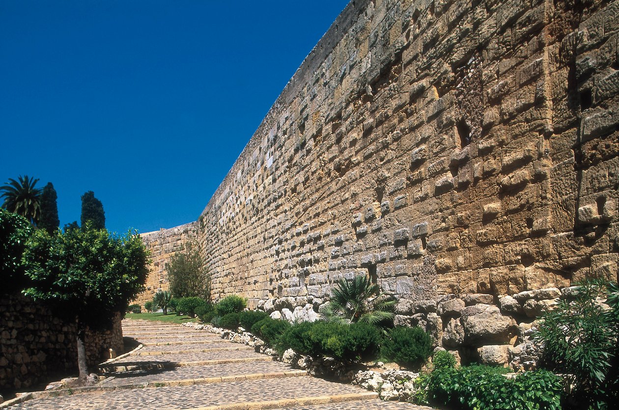 Fortificación romana, Tarragona, Cataluña, España, siglo III a.C. de Roman