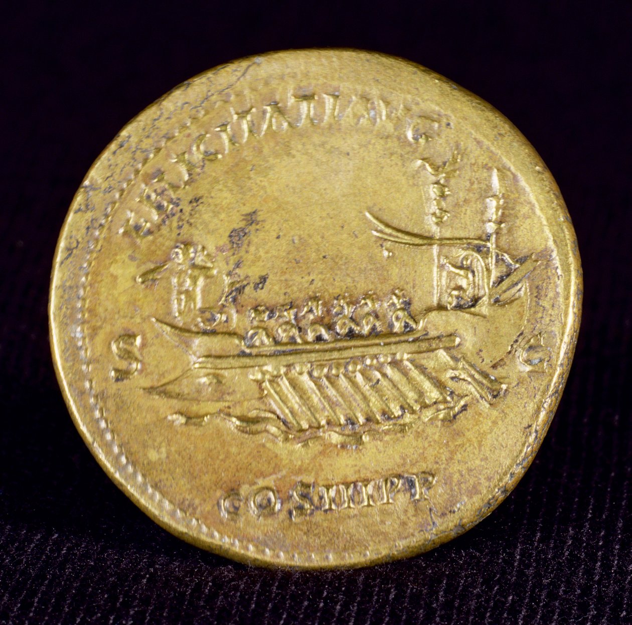 Sestercio del emperador Adriano (76-138) de Newcastle-Upon-Tyne, 132 d.C. de Roman