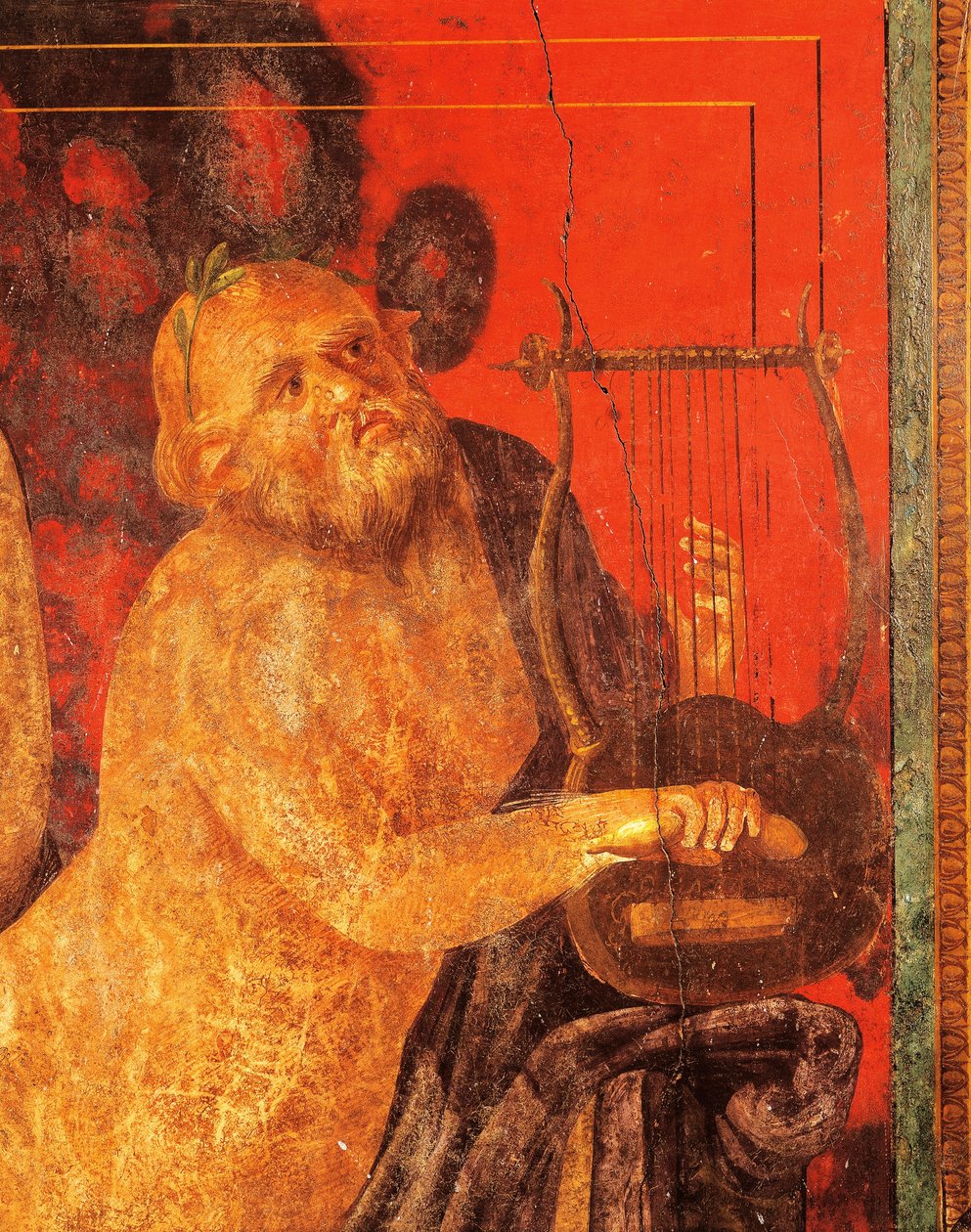 Silenus tocando la lira de Roman