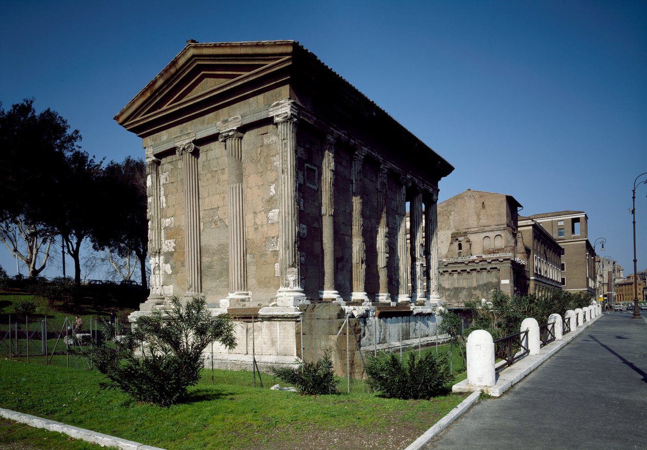 Templo de Fortuna Virilis, siglo II a.C. de Roman
