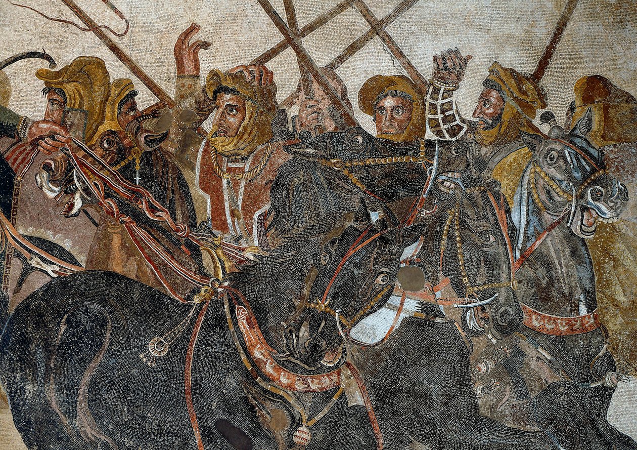 La Batalla de Issos ganada por Alejandro III el Grande contra Darío de Roman