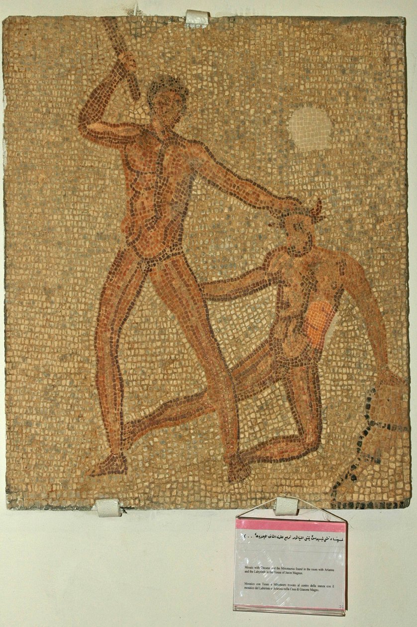 Teseo y el Minotauro, de la Casa de Jacob Magnus de Roman