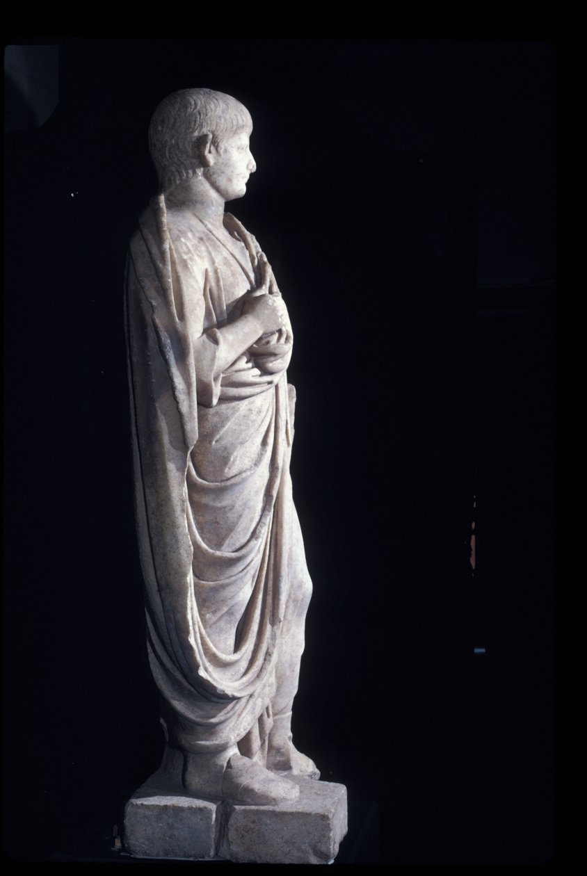 Estatua togada del joven Nerón, c.50AD de Roman