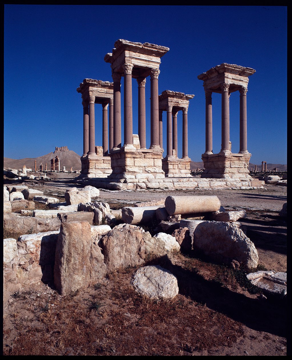 Vista del Tetrapylon de Roman