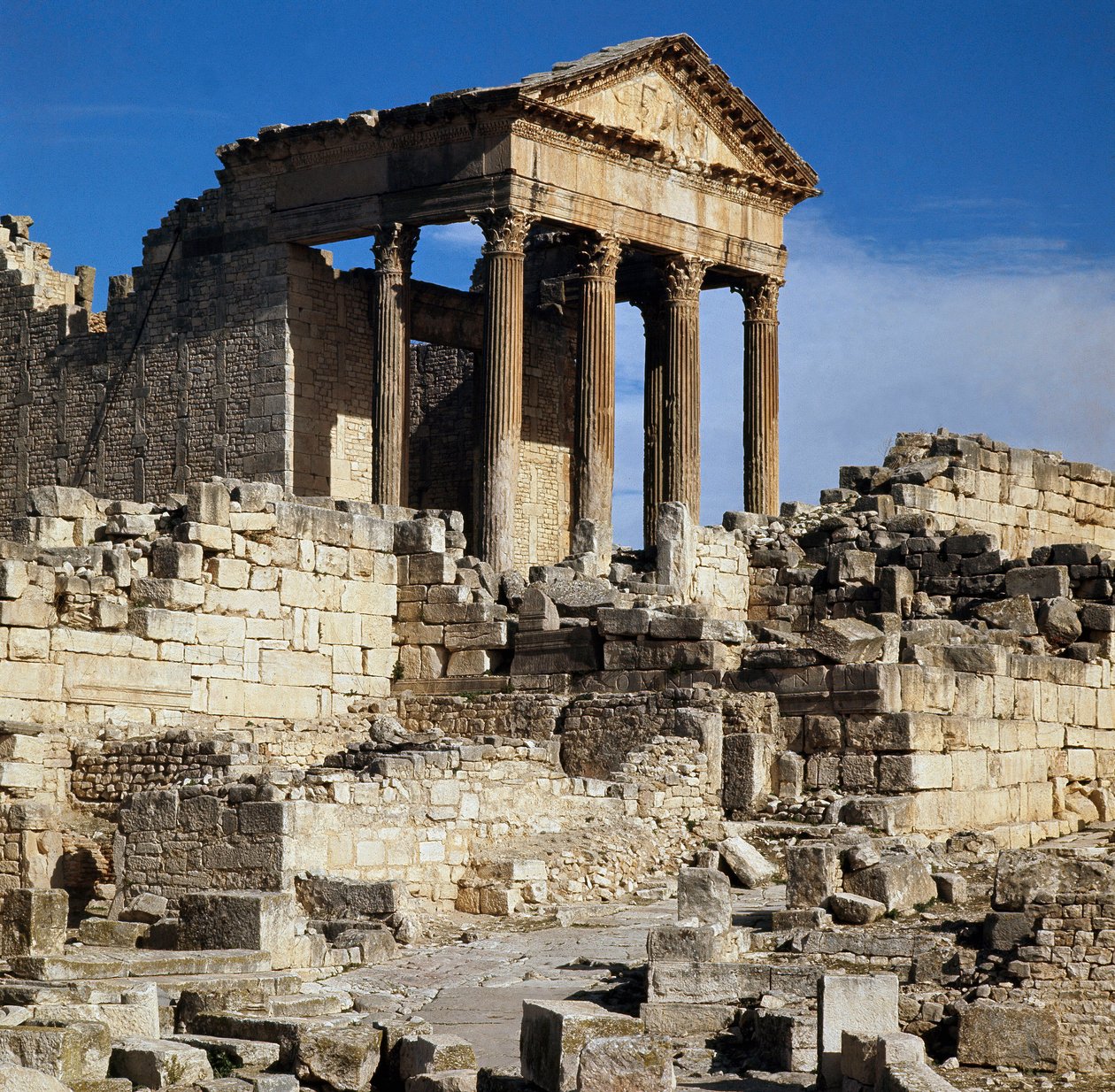 Vista del capitolio de Roman