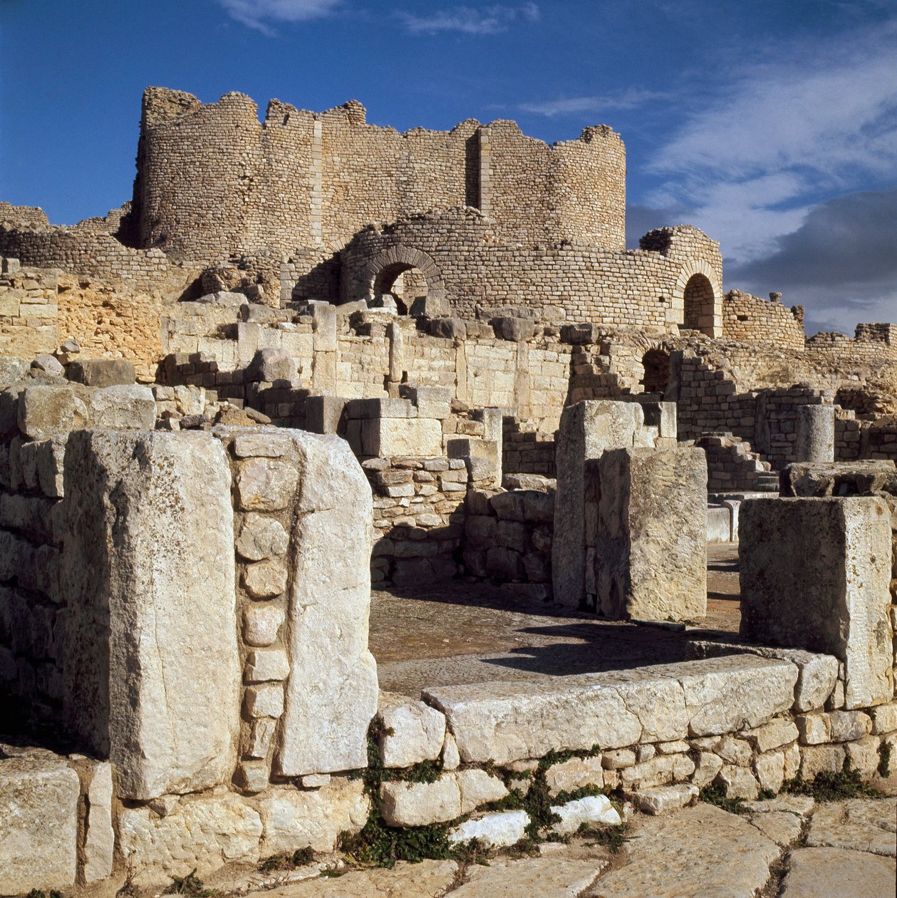 Vista de los baños licinianos de Roman