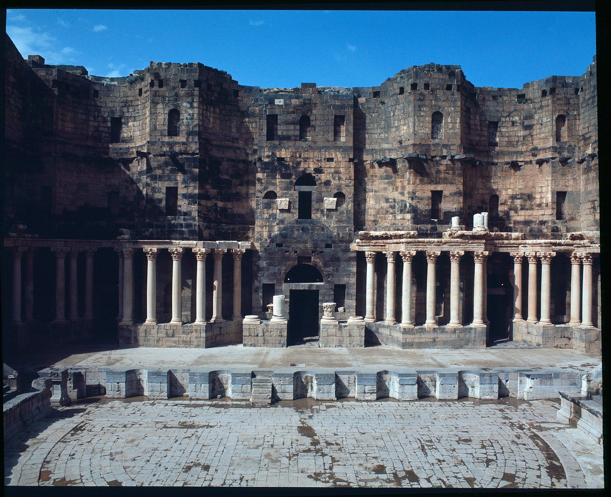 Vista del teatro de Roman