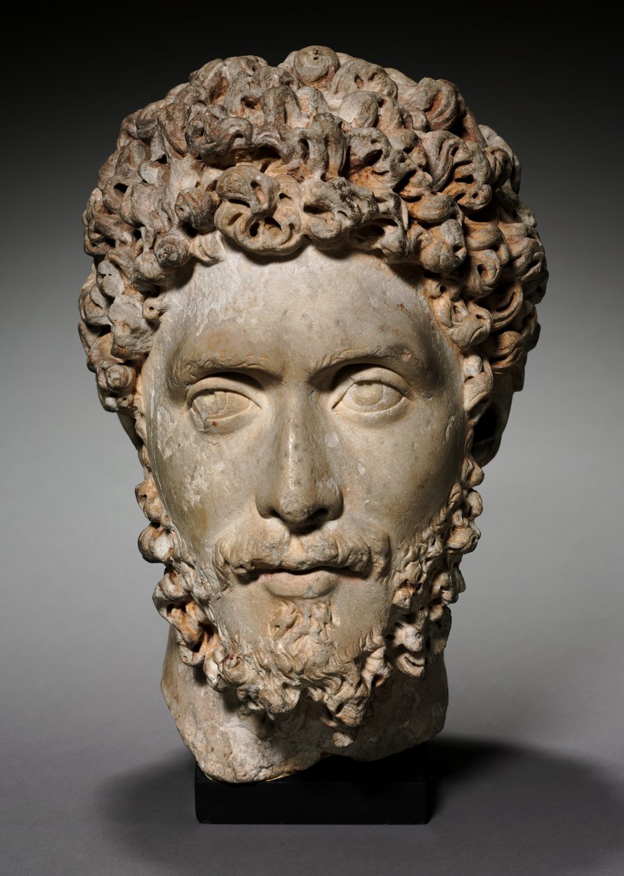 Cabeza de un noble u oficial, 175-200 de Roman Imperial Period