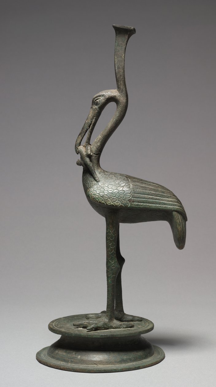Ibis comiendo un lagarto, siglo I a.C.-siglo I d.C. de Roman Imperial Period