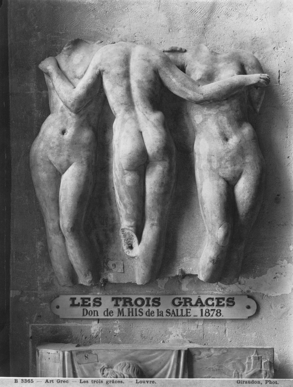 Las Tres Gracias, copia romana de un original griego helenístico del siglo II a.C. de Roman Imperial Period