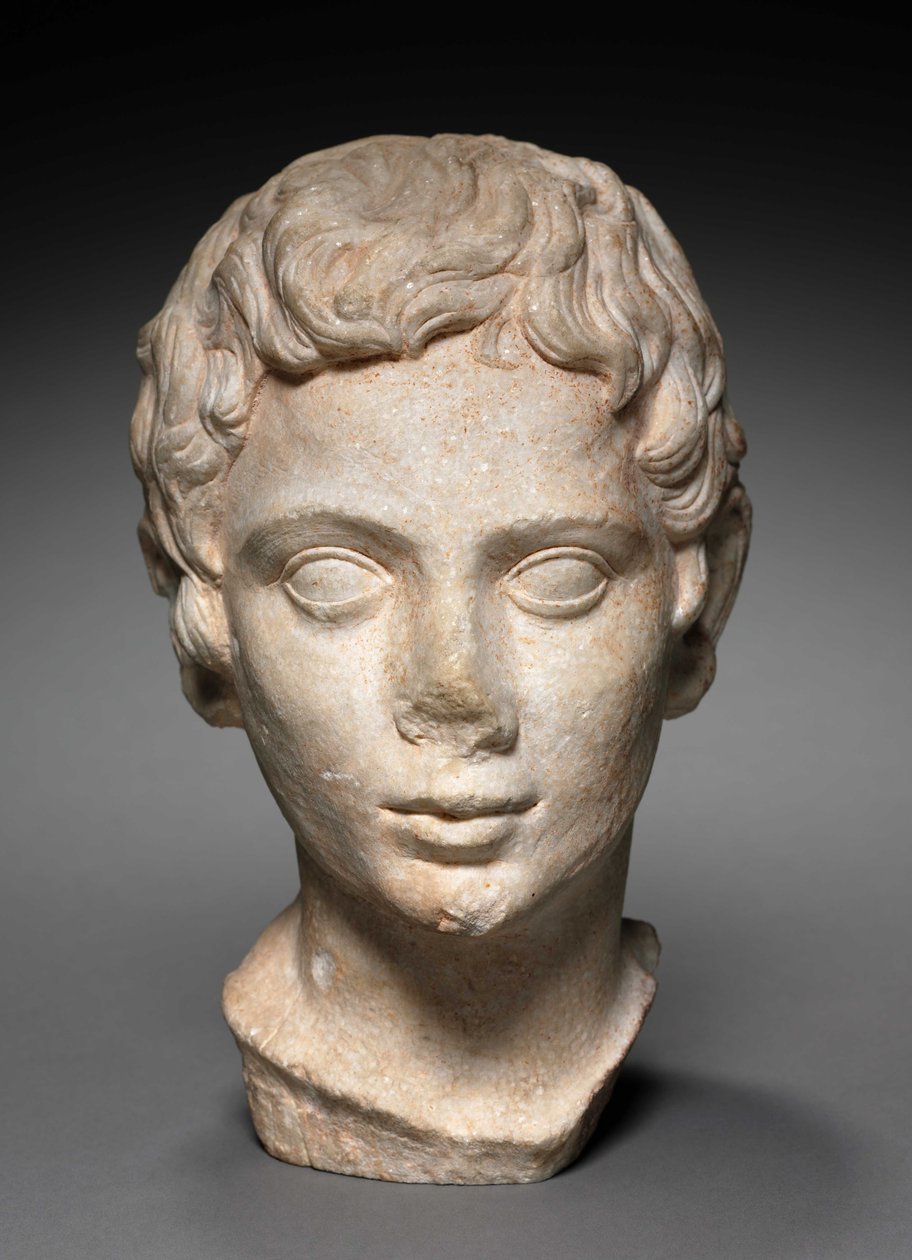 Cabeza de un Joven de Roman Period Egyptian