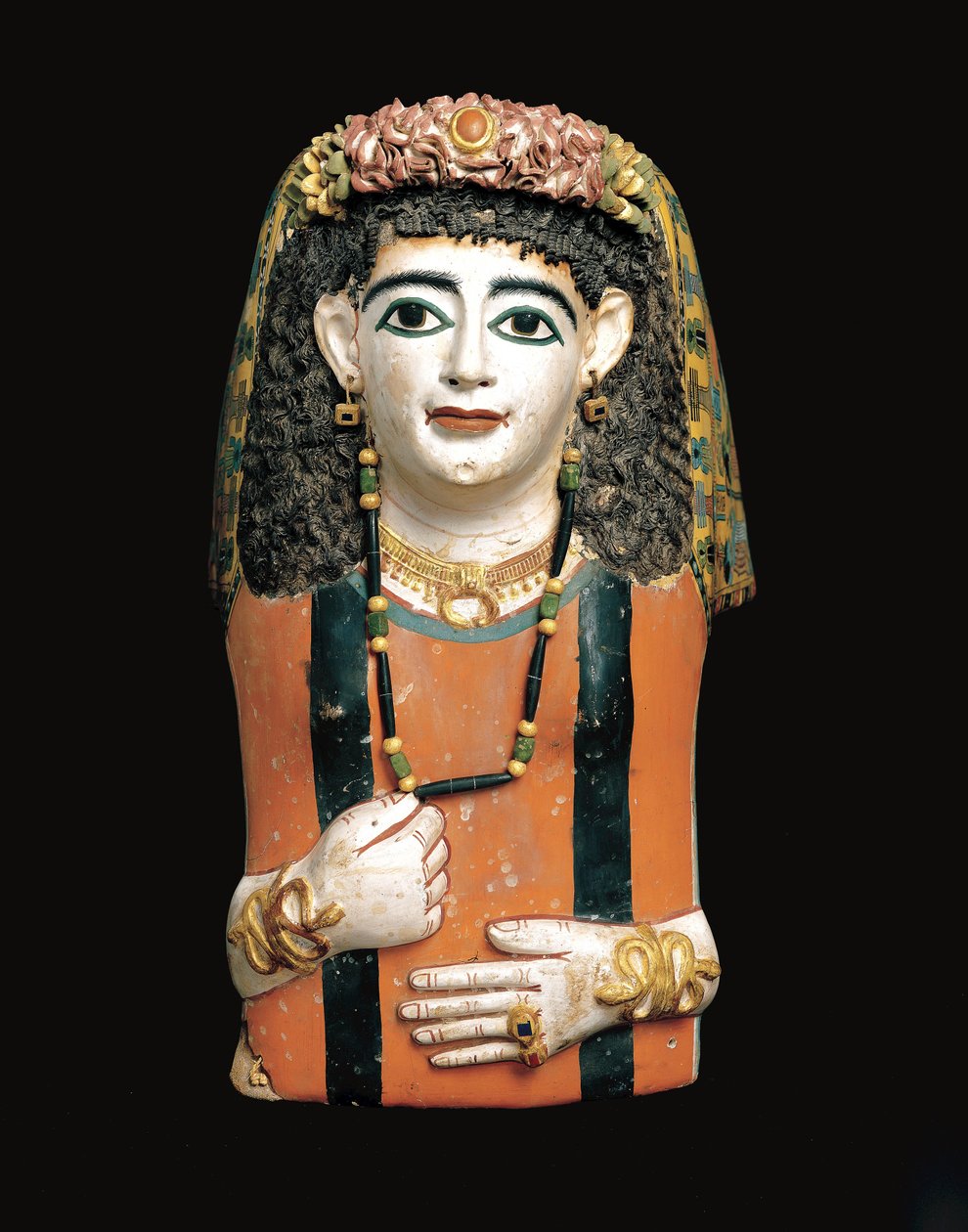 Máscara de momia, 60-70 d.C. de Roman Period Egyptian
