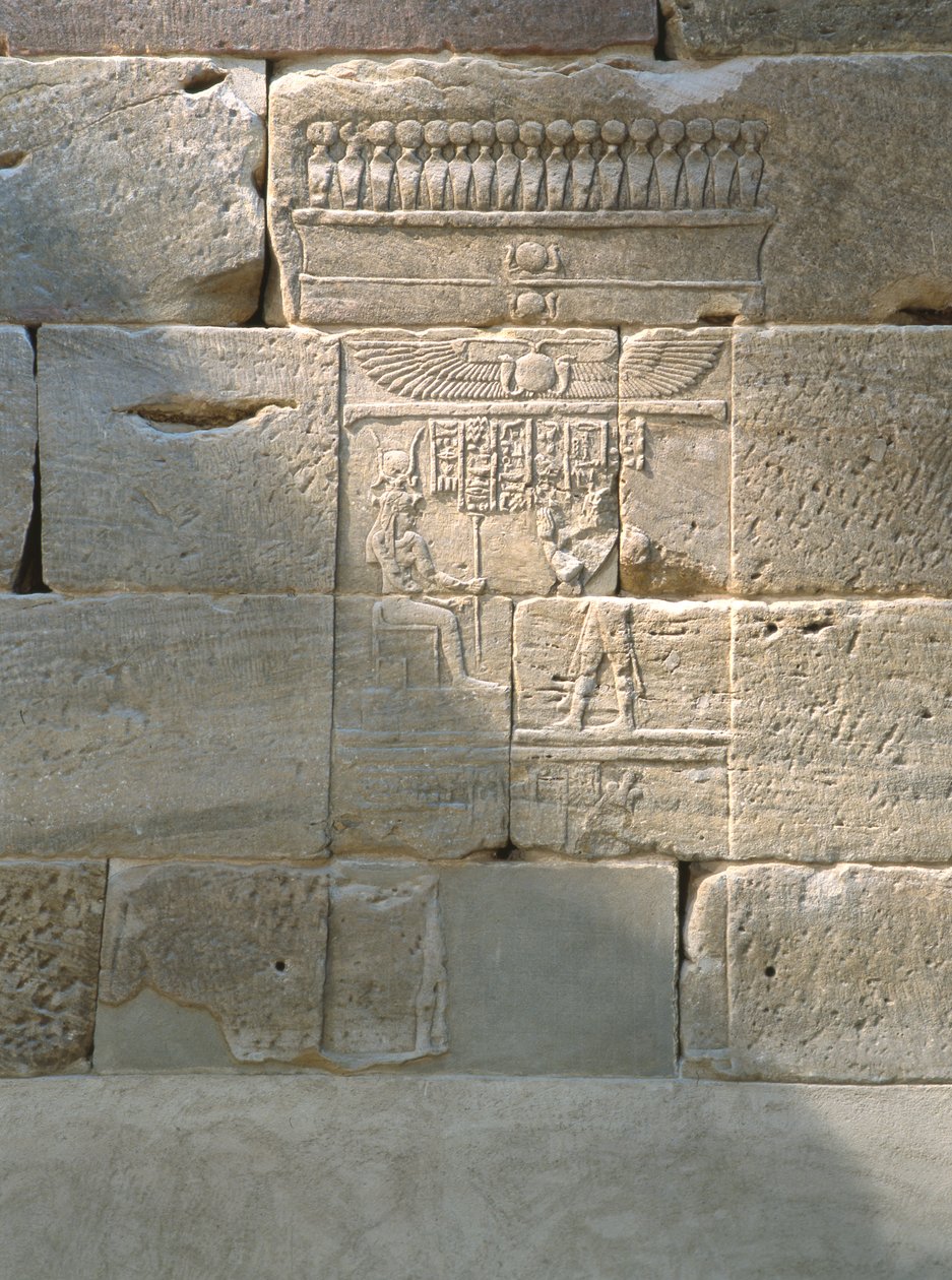 Relieve del Templo de Dendur, c.10 a.C. de Roman Period Egyptian