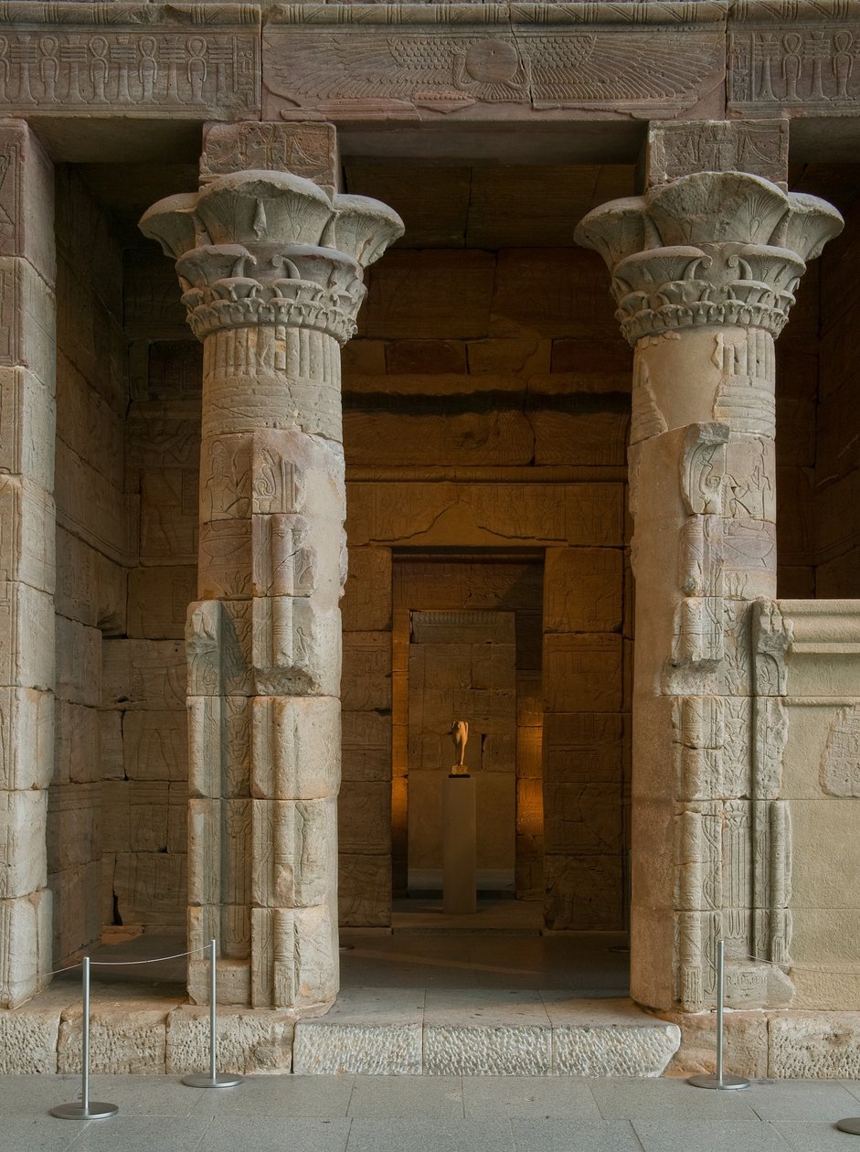 El Templo de Dendur, c.10 a.C. de Roman Period Egyptian