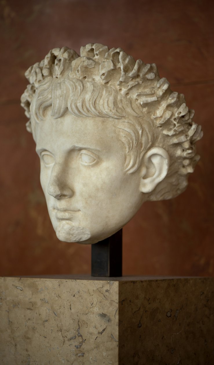 Cabeza del emperador Augusto (63 a.C. - 14 d.C.) de Roman Roman