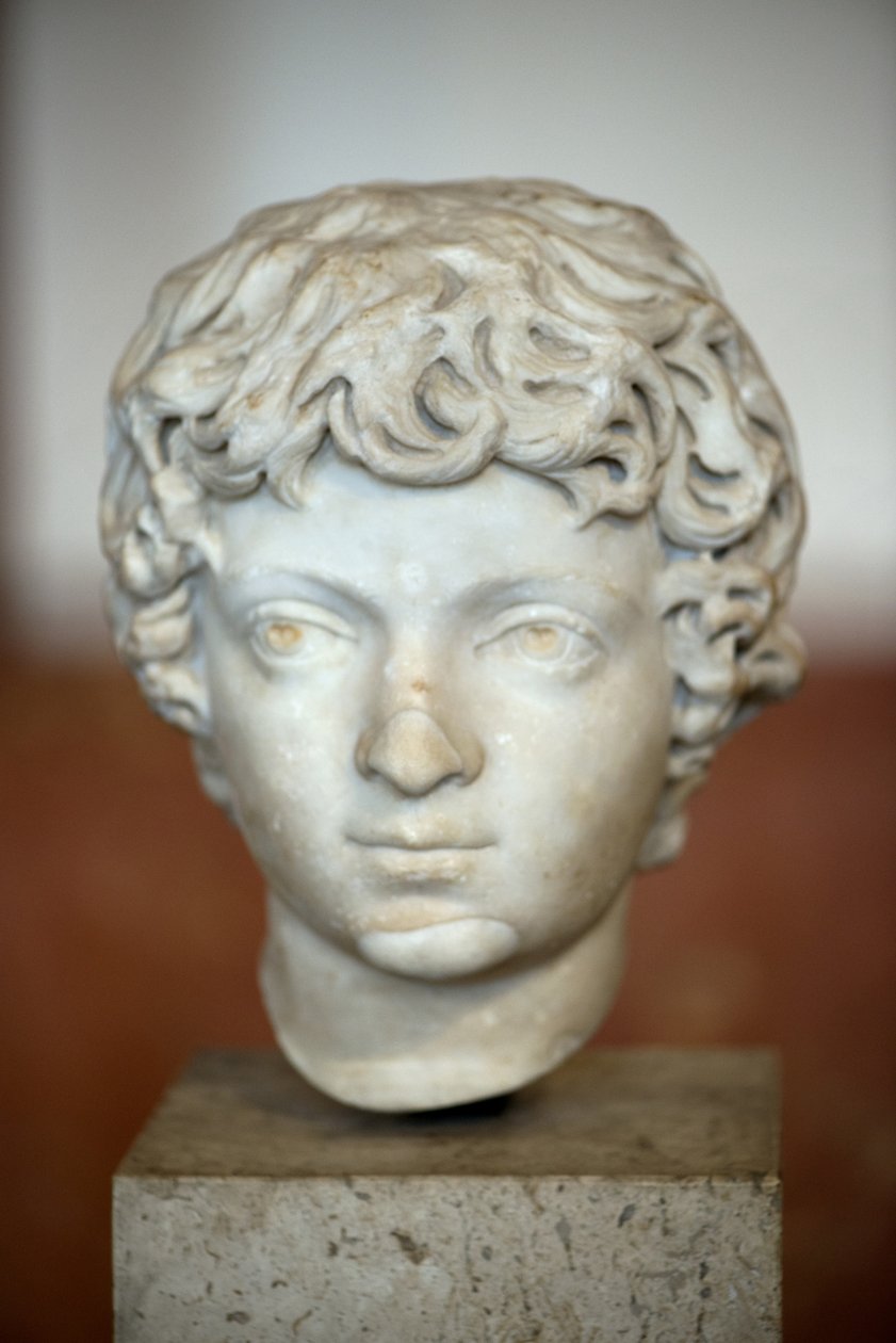 Cabeza del emperador romano Caracalla niño (188 - 217 d.C.) de Roman Roman