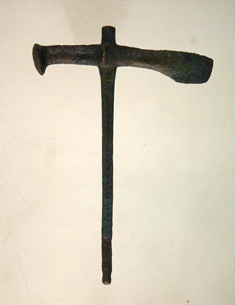 Hacha, encontrada en Bebra de Roman Roman