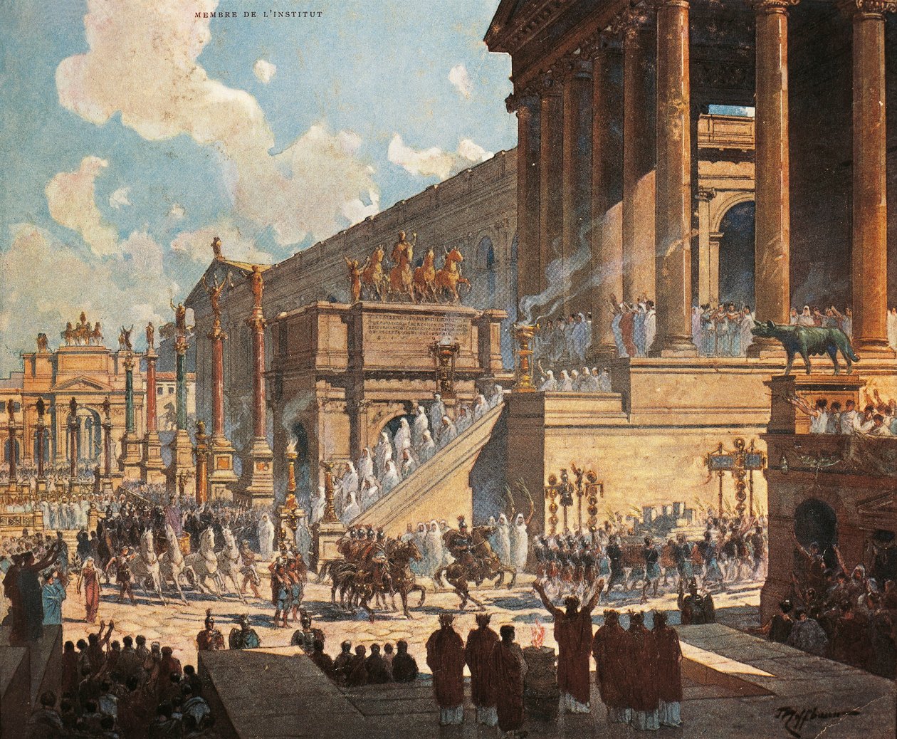 Francia, París, Foro Romano de Roman Roman
