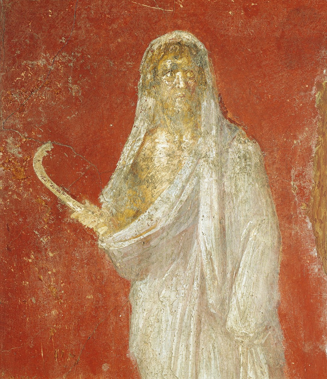 Fresco que representa a Saturno, de Pompeya de Roman Roman
