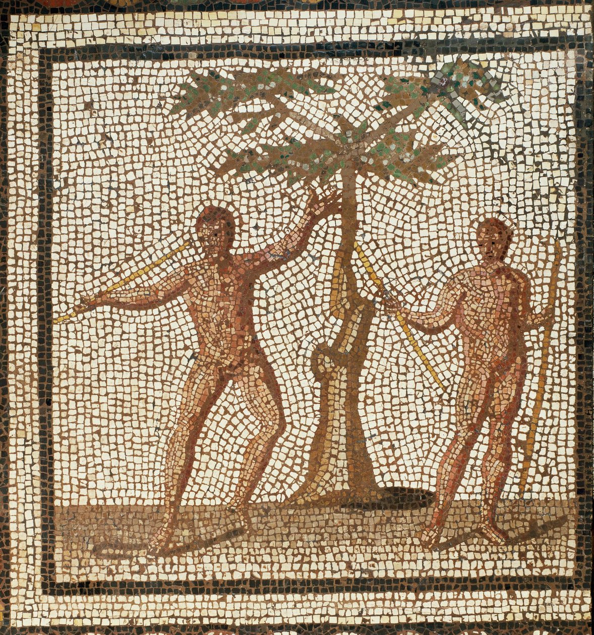 Acción de gracias por la cosecha (mosaico) de Roman Roman